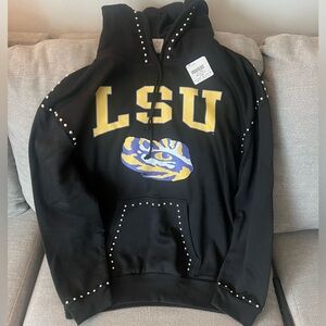 LSU Sweatshirt with metal beads